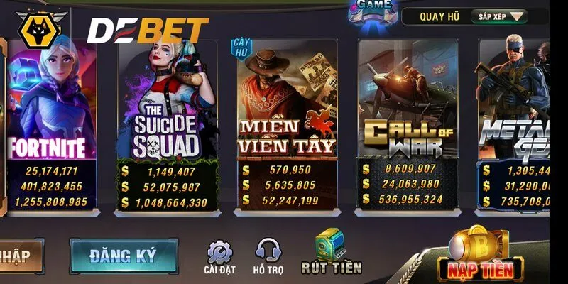 Đầy đủ các phiên bản slot game trên nhà cái